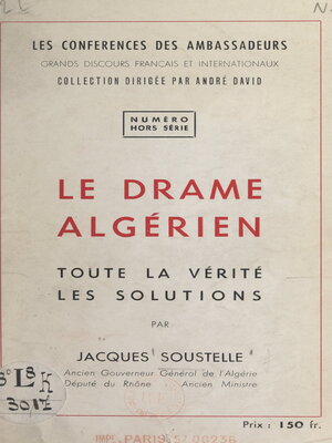 cover image of Le drame algérien
